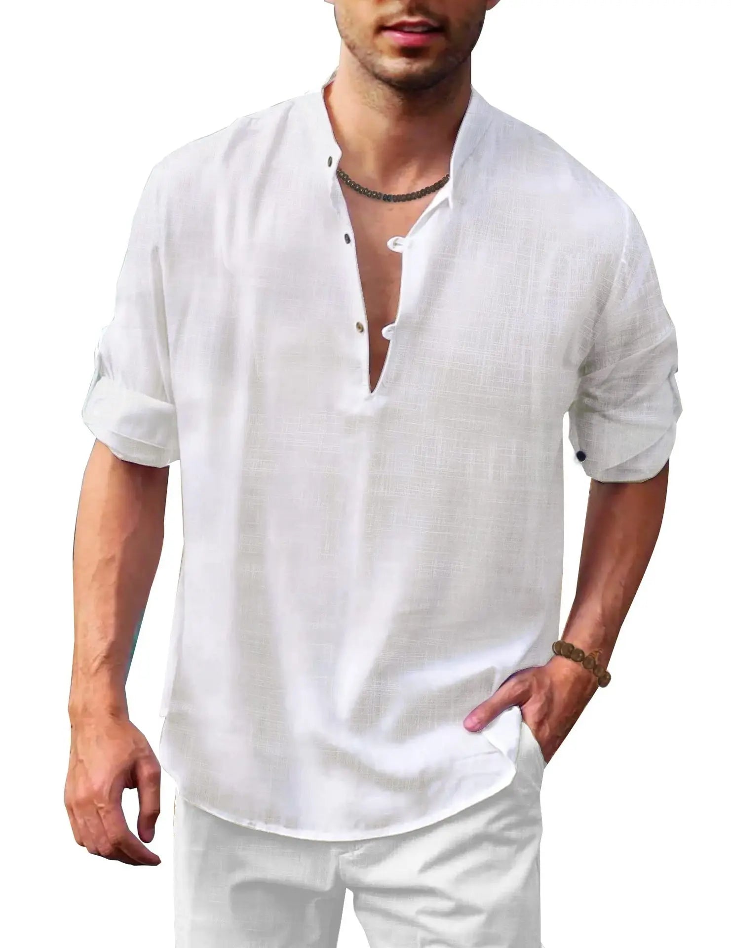 Rowan | Cotton Linen Shirt – Summercape